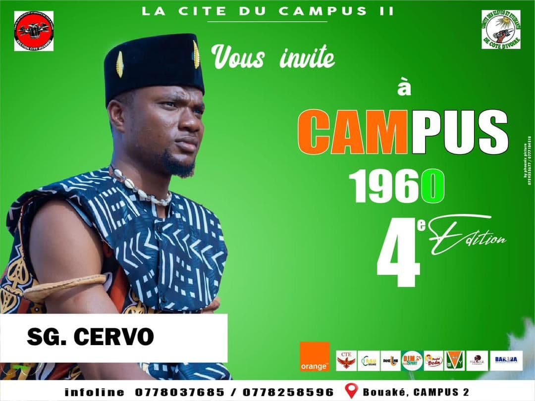 Côte d'Ivoire : Cité interdite Campus 1960, grand festival organisé par le CEECI à l'UAO de Bouaké