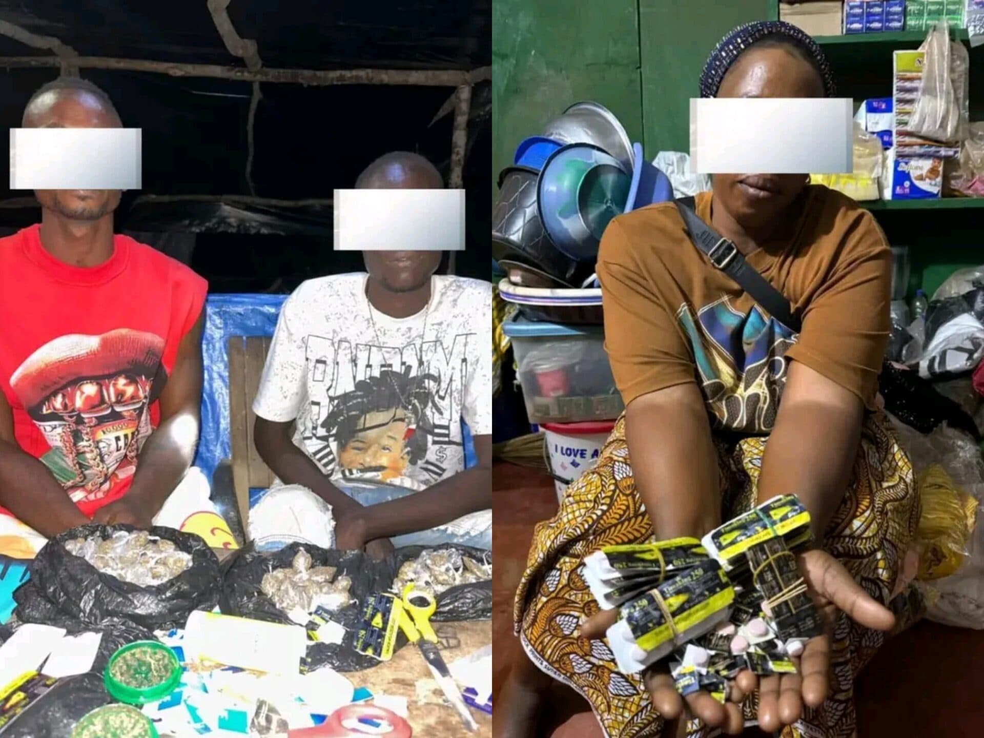 Côte d'Ivoire : Korhogo, 3 personnes dont une femme mises aux arrêts pour possession de drogue et stupéfiants