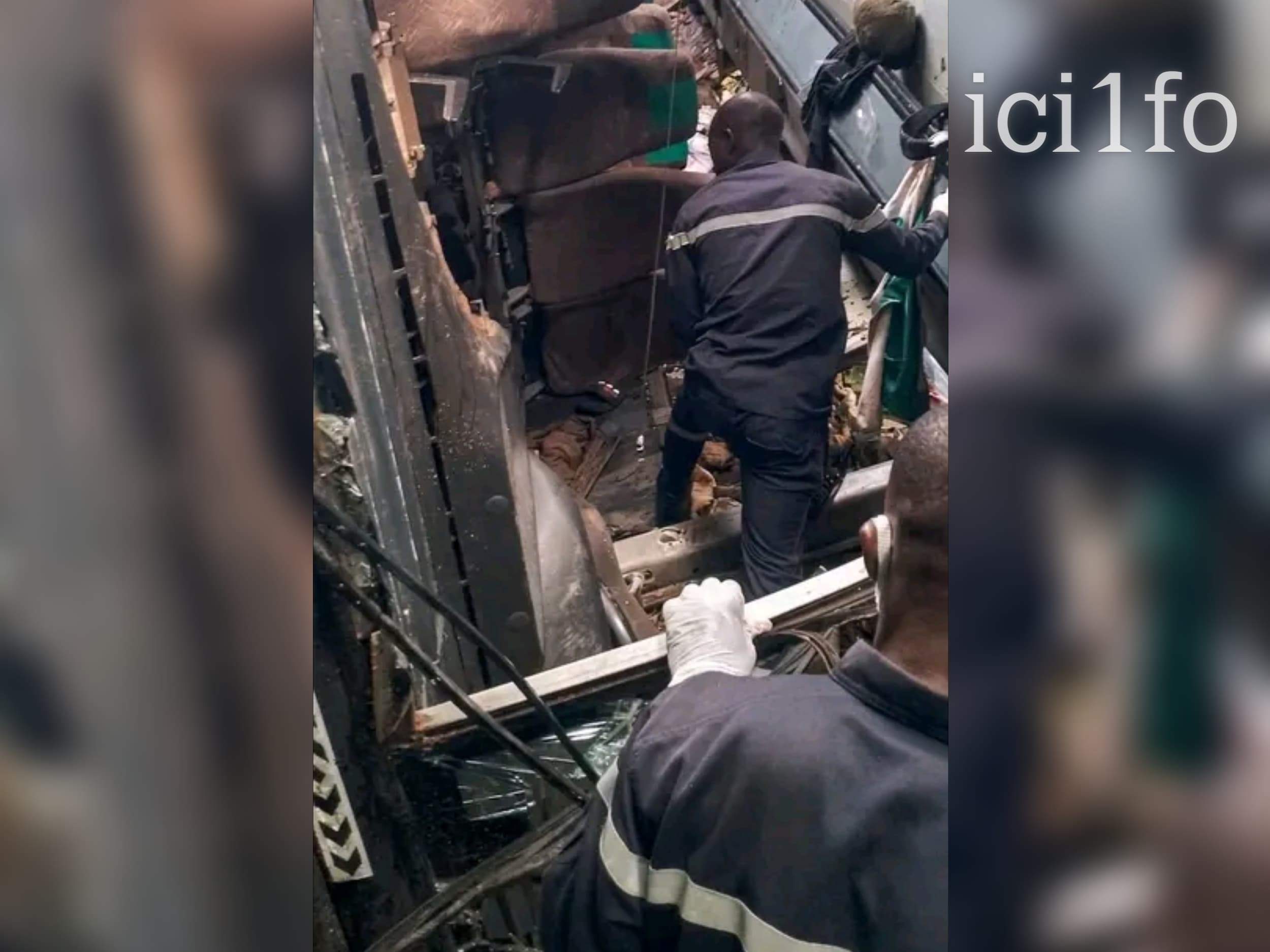Côte d'Ivoire : Lhorreur au petit matin, 3 morts dans le crash d’un car sur l’axe Aboisso-Noé