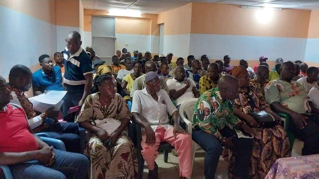 Côte d'Ivoire : Séance de travail de la mission du RHDP avec le personnel politique de Bocanda