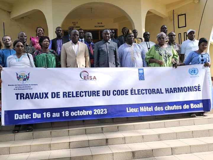 Centrafrique : À Boali, la cérémonie de clôture de l'atelier de relecture du Code électoral