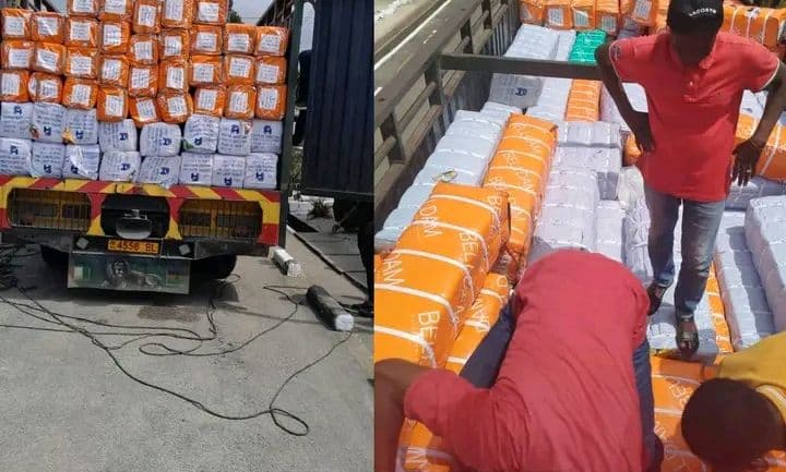 Côte d'Ivoire : Opération Anti-Contrefaçon du CNLC, deux camions remorques bourrés de pagne "Made in Ghana" Interceptés