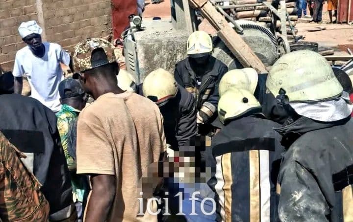 Burkina Faso : Ouagadougou, une personne tuée dans l'effondrement de la dalle d'un bâtiment