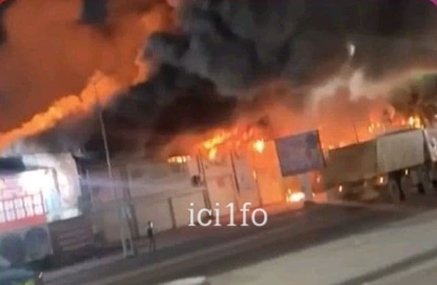 Côte d'Ivoire : Koumassi, China Mall ravagé par le feu !