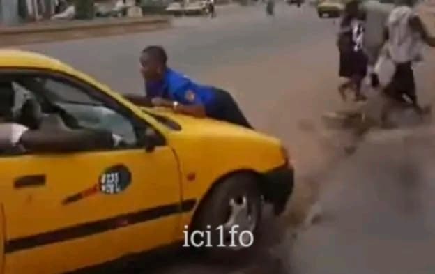 Cameroun : Un taximan refuse d'obtempérer et trimballe sauvagement une policière sur le capot de son véhicule