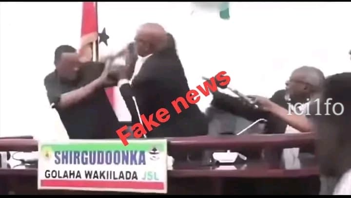 Somaliland : Désinfo démontée, la bagarre virale n'implique pas les Présidents somaliens