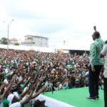 Côte d’Ivoire : Mobilisation exceptionnelle pour Tidjane Thiam Président du PDCI en meeting à Soubré