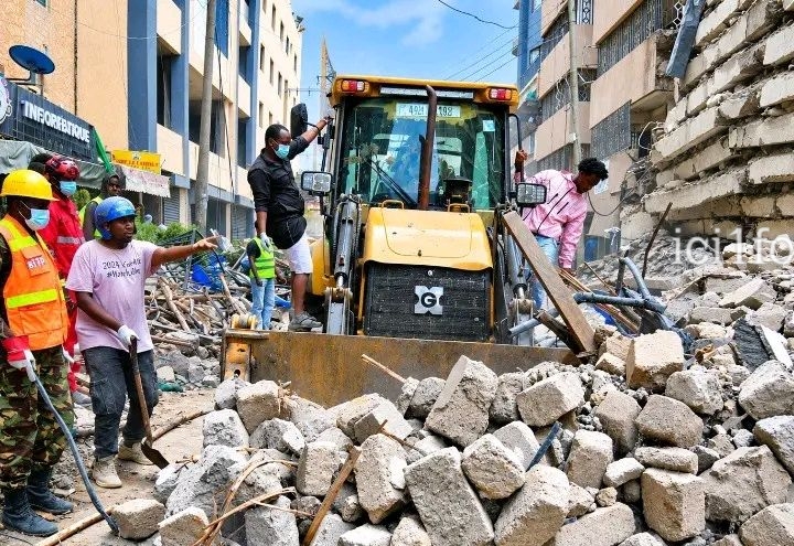 Kenya : Un immeuble s’écroule sur des ouvriers, 47 disparitions signalées